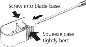 Blade and handle assembly